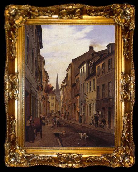 framed  Eduard Gaertner Parochialstrabe, ta009-2